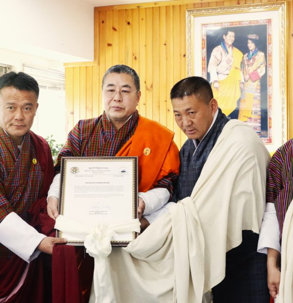 Trongsa Dzongkhag Donates to Bhutan Health Trust Fund Through Health Walk