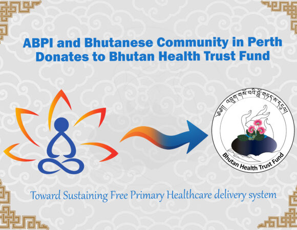 ABPI and Bhutanese Community in Perth, Australia donates to Bhutan Health Trust Fund
